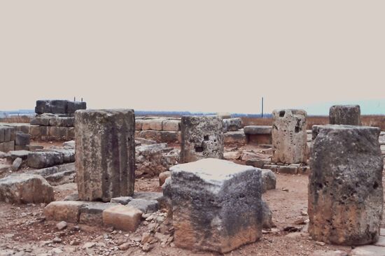 Überreste von der Villa des Dionysos