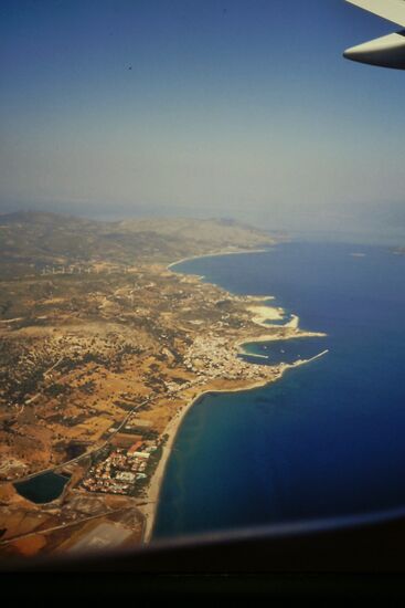Anflug auf Samos