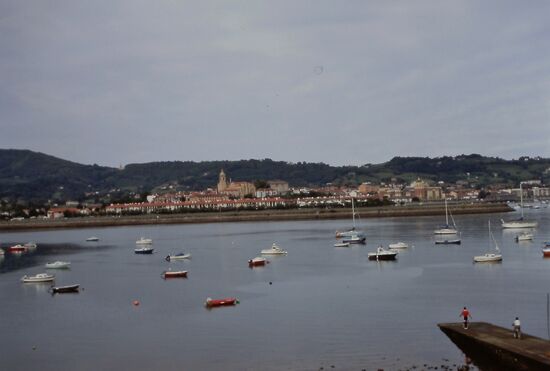 Blick auf Hendaye