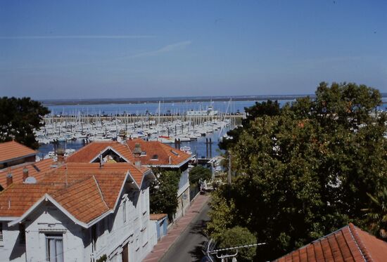 Blick vom Hotel "Nautic" in Arcachon