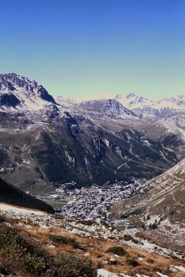 Blick von der Passhöhe