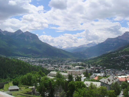Blick auf Briancon