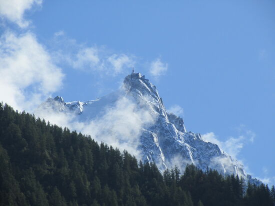 Aiguille du Midi am Mittag