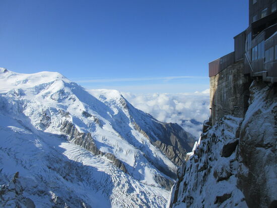 Auf dem Aiguille du Midi