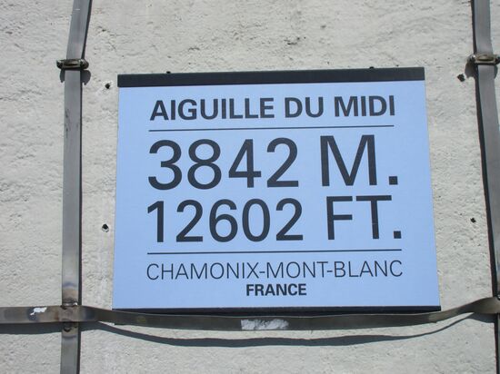 Wir sind tatsächlich auf 3842 m Höhe!