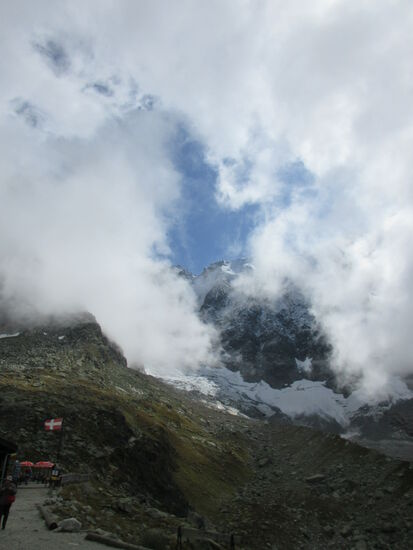 Blick zurück auf diie Mittelstation