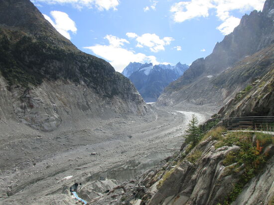 Blick auf Mer de Glace