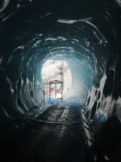Blick zurück auf den Eingang