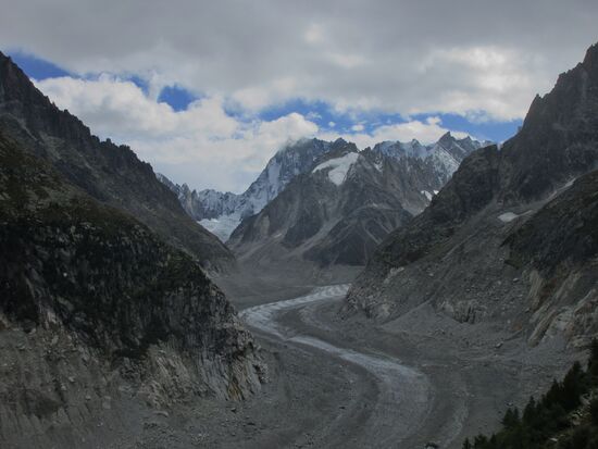 Mer de Glace - von weitem