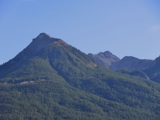 Blick auf die Berge bei Briancon