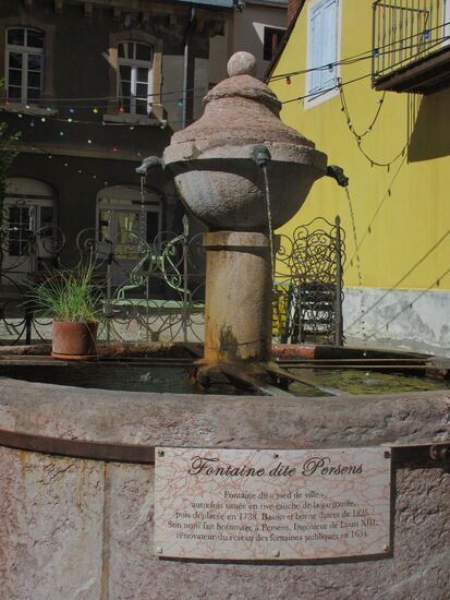 Fontaine dite Persens