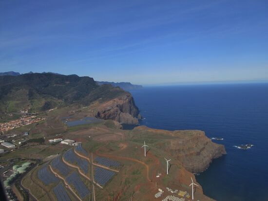 Anflug auf Madeira