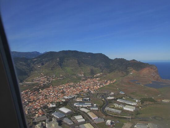 Anflug auf Madeira