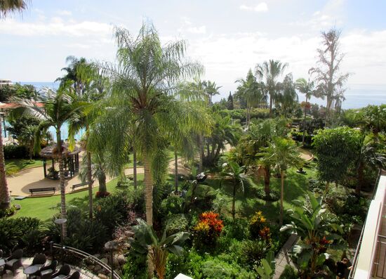 Blick vom Balkon