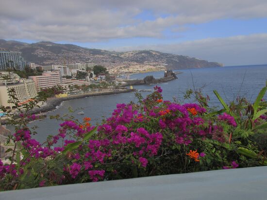 Blick vom Hotelgarten