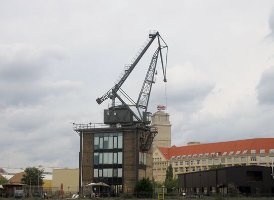 Im Kranturm befindet sich jetzt ein Café