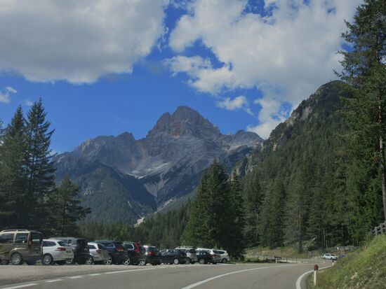 Auf der Fahrt nach Cortina d'Ampezzo