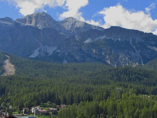 Blick auf Tofana Massiv