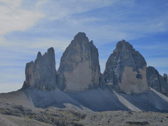Die drei Zinnen in all ihrer Pracht