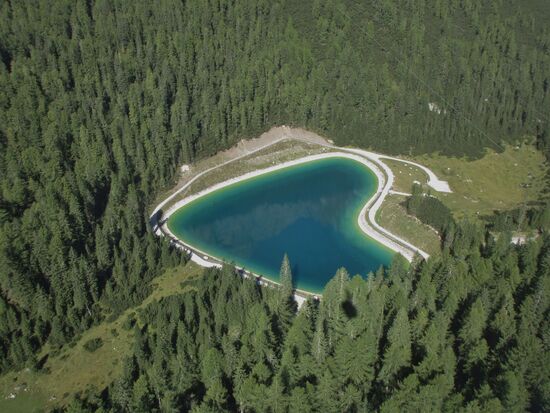 Blick auf den Lago Ghedina