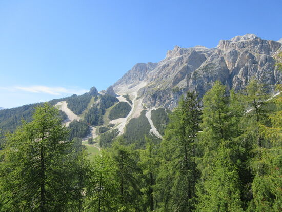 Neu angelegte Skipisten für die kommende WM