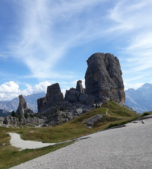 Die Torri - rechts der Torre Grande