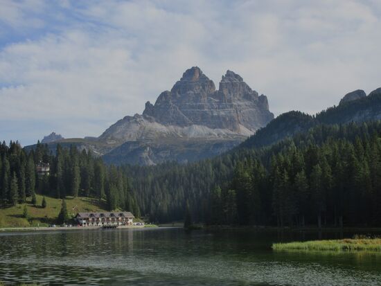Blick auf Cadini Bergmassiv