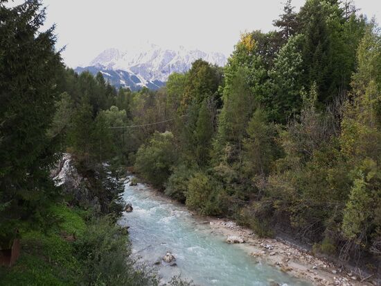 Wildbach auf dem Weg zum Pianozes See
