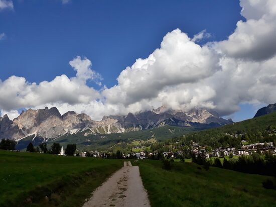 Blick zurück auf Cortina