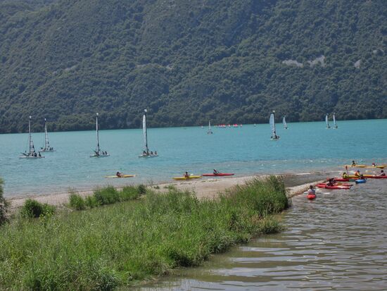 Kanufahren und Segeln