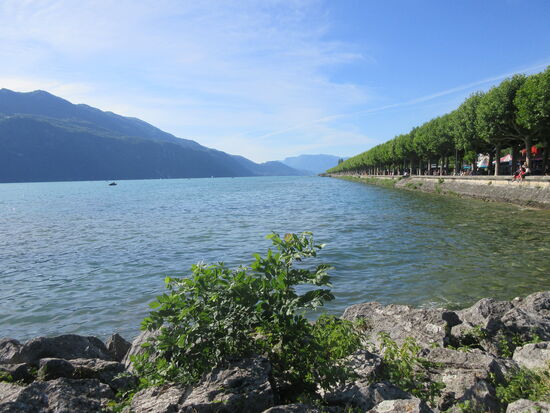 Der Lac du Bourget Richtung Norden