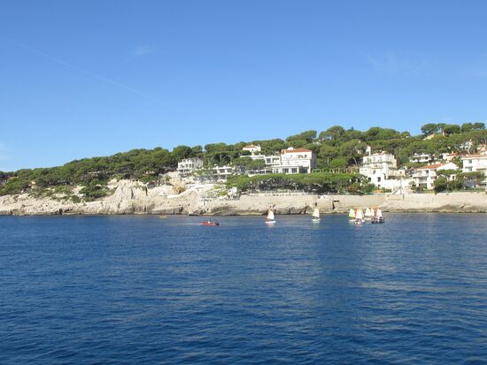 Jollen in der Bucht von Cassis