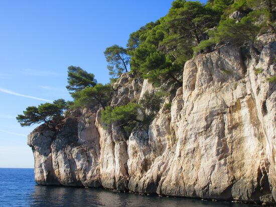 Ausfahrt aus der Calenque d'En Vau