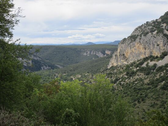 Die Landschaft der Ardèche