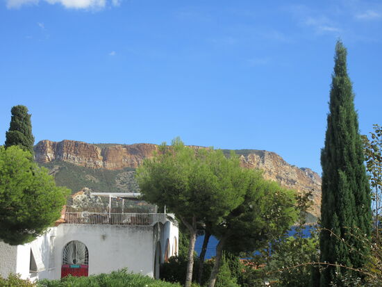 Blick vom Apartment auf Cap Canaille...