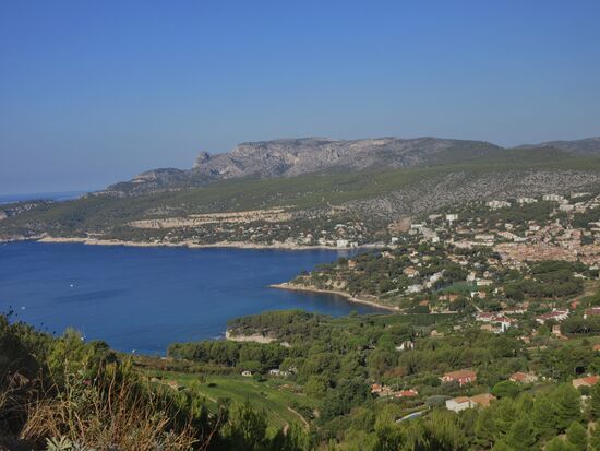 Blick auf die Bucht von Cassis