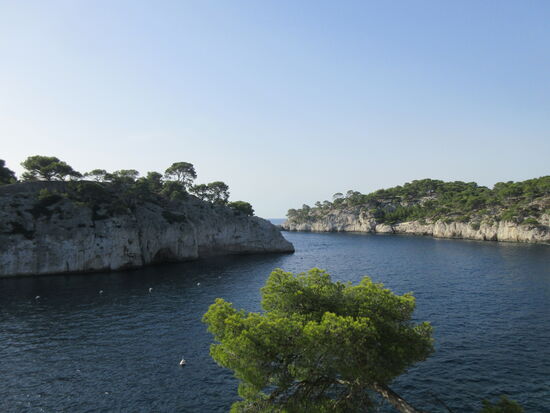 Hier endet Port Miou Calanque