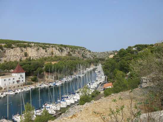 Blick auf Calanque du Port Miou