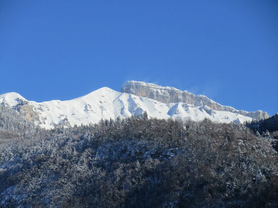 Schneebedeckter Gipfel