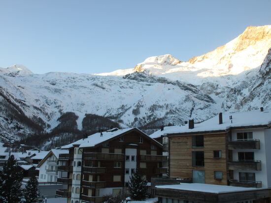 Am späten Nachmittag - Blick vom Balkon