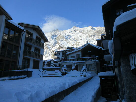 So viel Schnee lag im Dorf