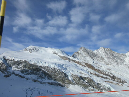 Allalinhorn (4027 m) und Rimpfischhorn (4199 m)