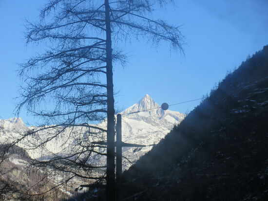 Fahrt durchs Saastal