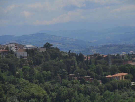 Die Umgebung von Perugia