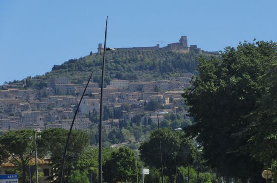 Blick auf Assisi