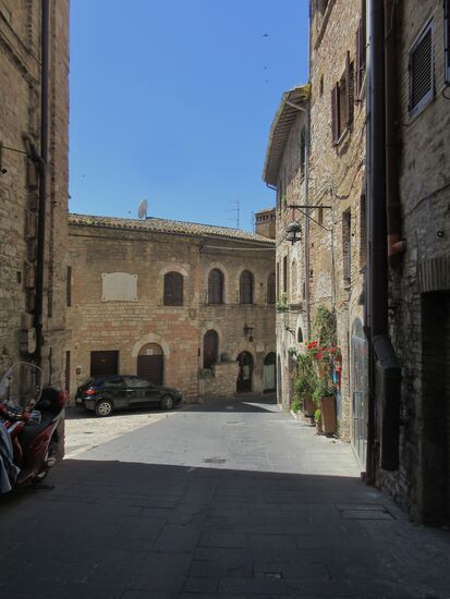 Gasse in Assisi