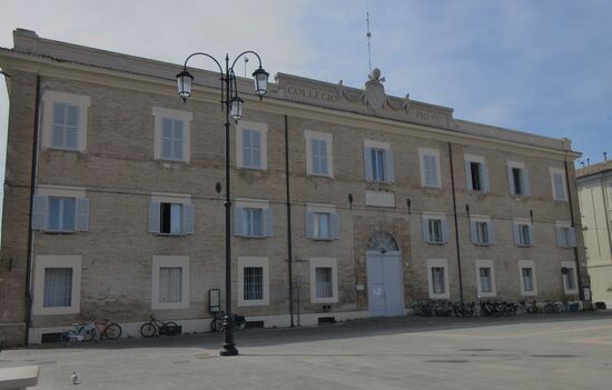 An der Piazza Garibaldi - ex Colego Pio IX
Pius X wurde im Jahr 1792 in Senigallai geboren