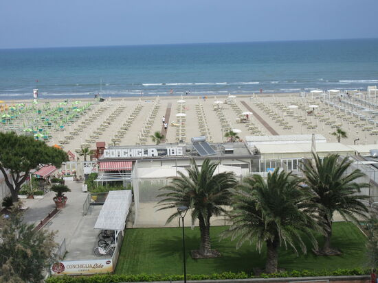 Blick vom Hotel