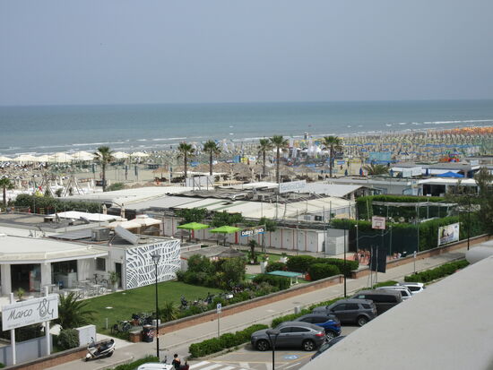 Blick vom Hotel