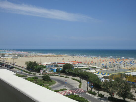 Blick vom Hotel